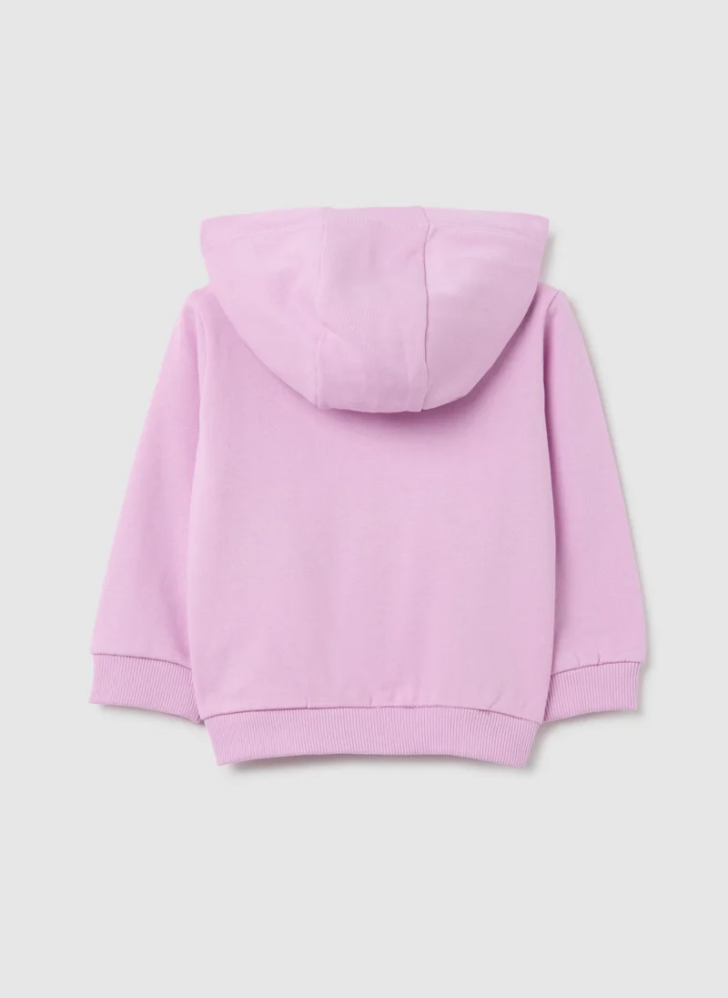 او في اس OVS Baby Girl Pink Pure Cotton Sweatshirt Regular Fit